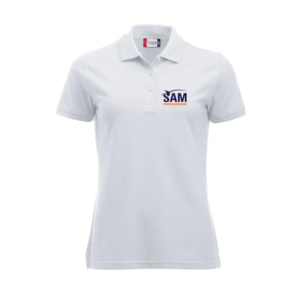 Polo Dona Blanc SAM Barcelona